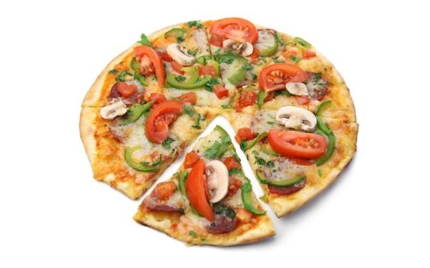 pizza dietética para adelgazar en casa