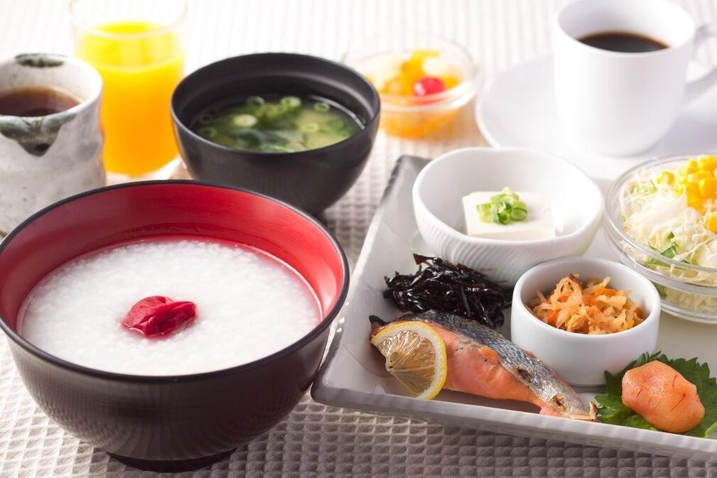 Platos de una dieta japonesa durante 14 días