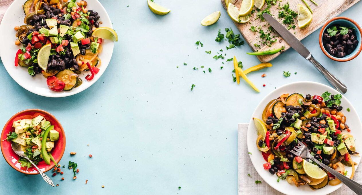 Comida saludable para bajar de peso.
